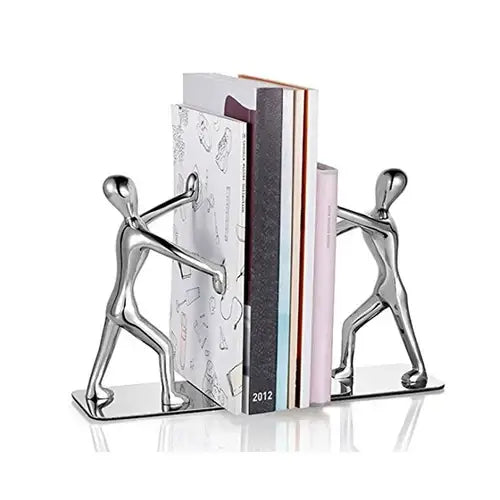 sleek bookend with modern lines