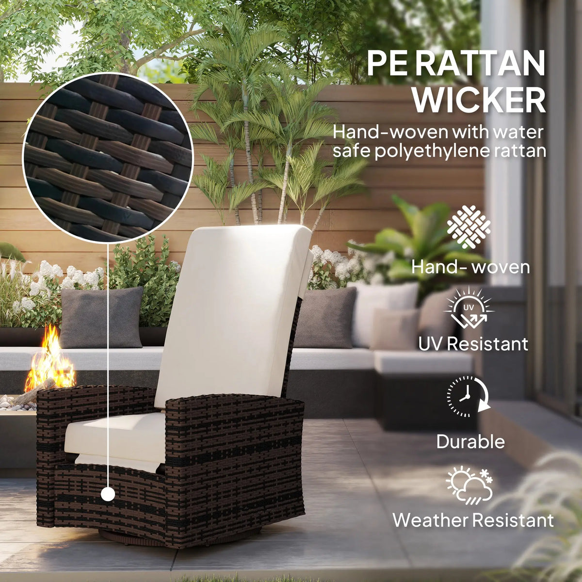 comfortable outdoor reading chair