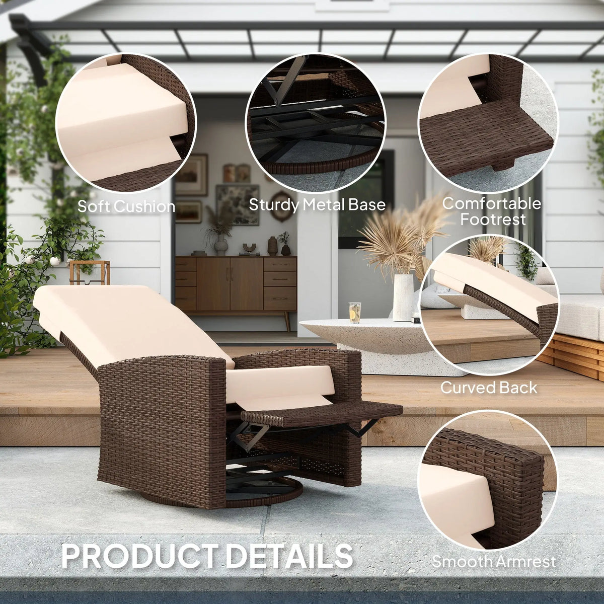 lounge chair for garden reading