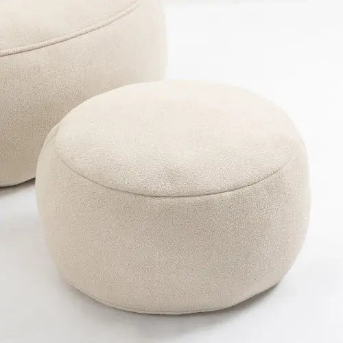 luxurious lounge chair with footstool