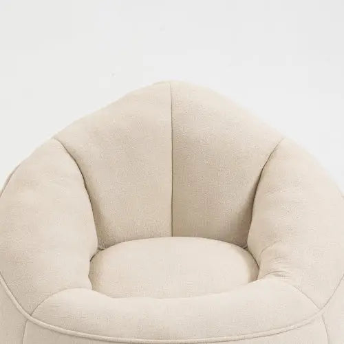 stylish reading chair and ottoman