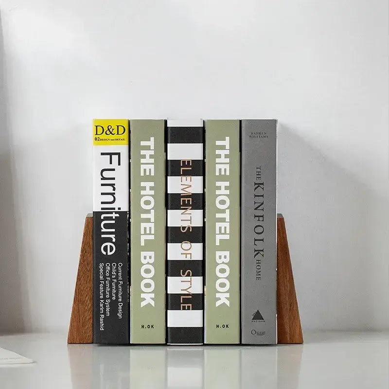 Nature wooden bookend
