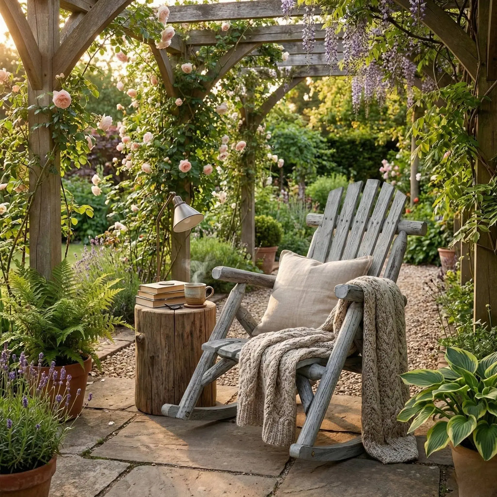 Outdoor chair for reading