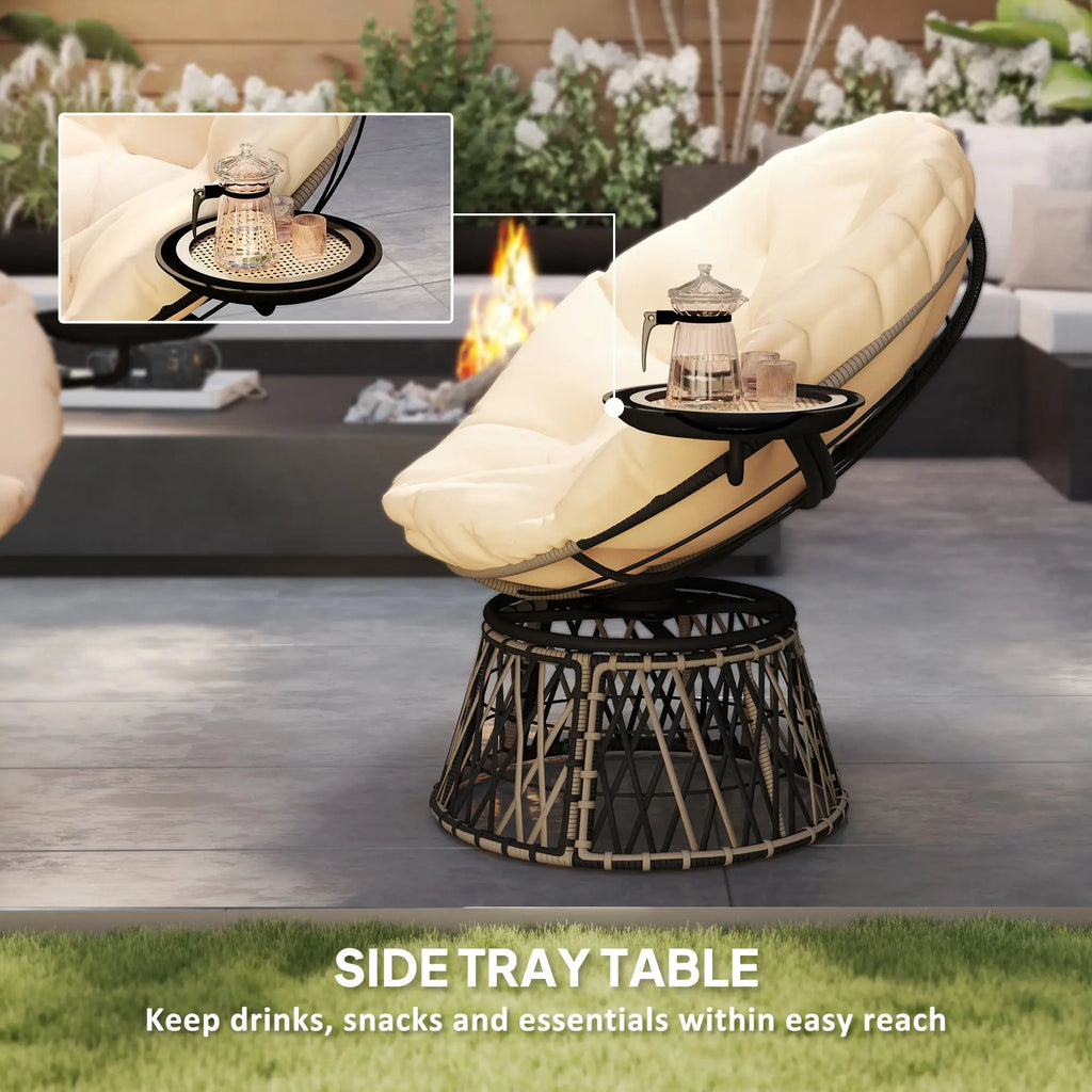 stylish chair for reading outdoors