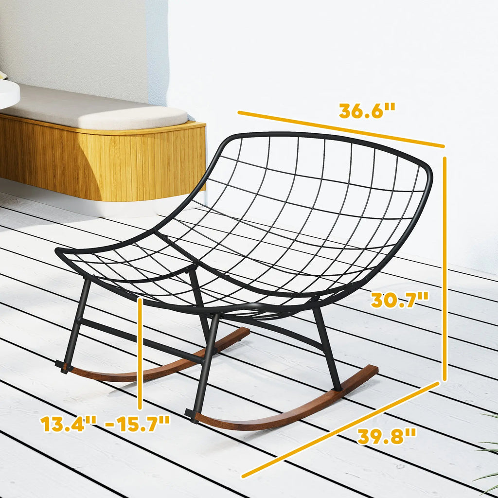 set of two outdoor reading chairs