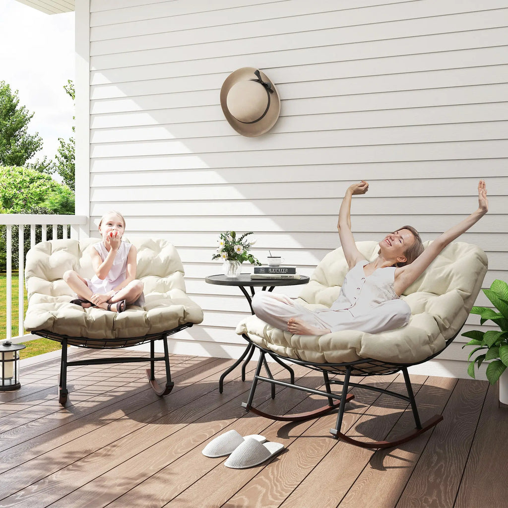 outdoor reading chair set