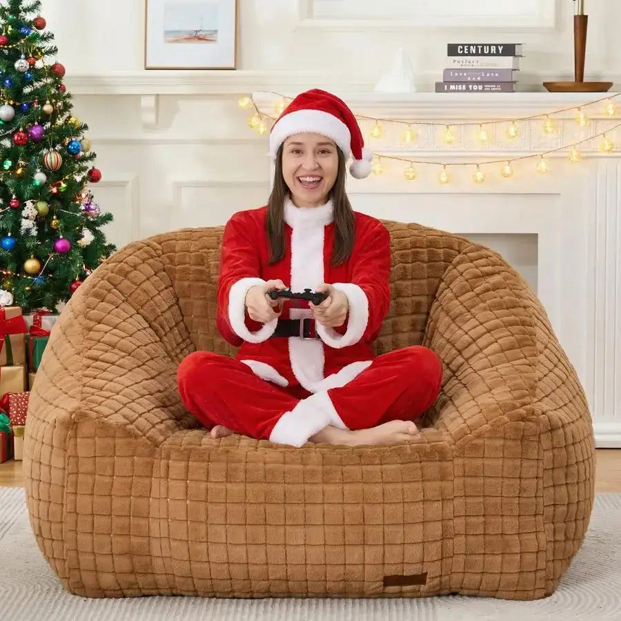 stylish oversized chair for books