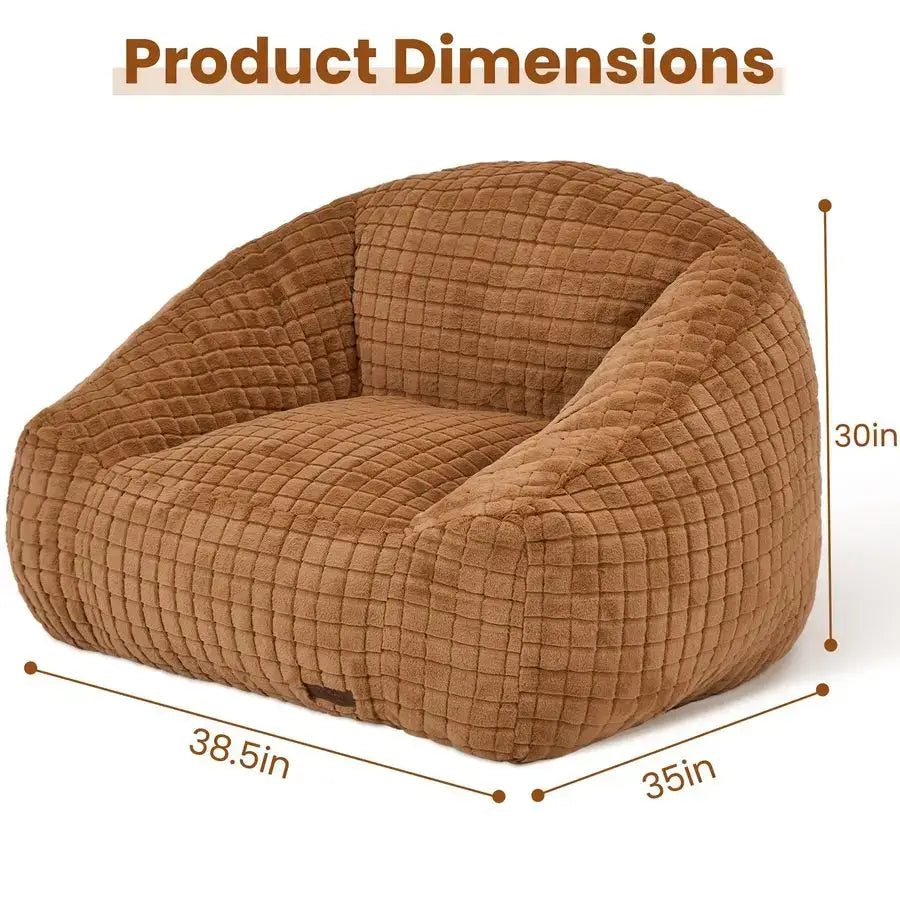 cozy fabric reading chair