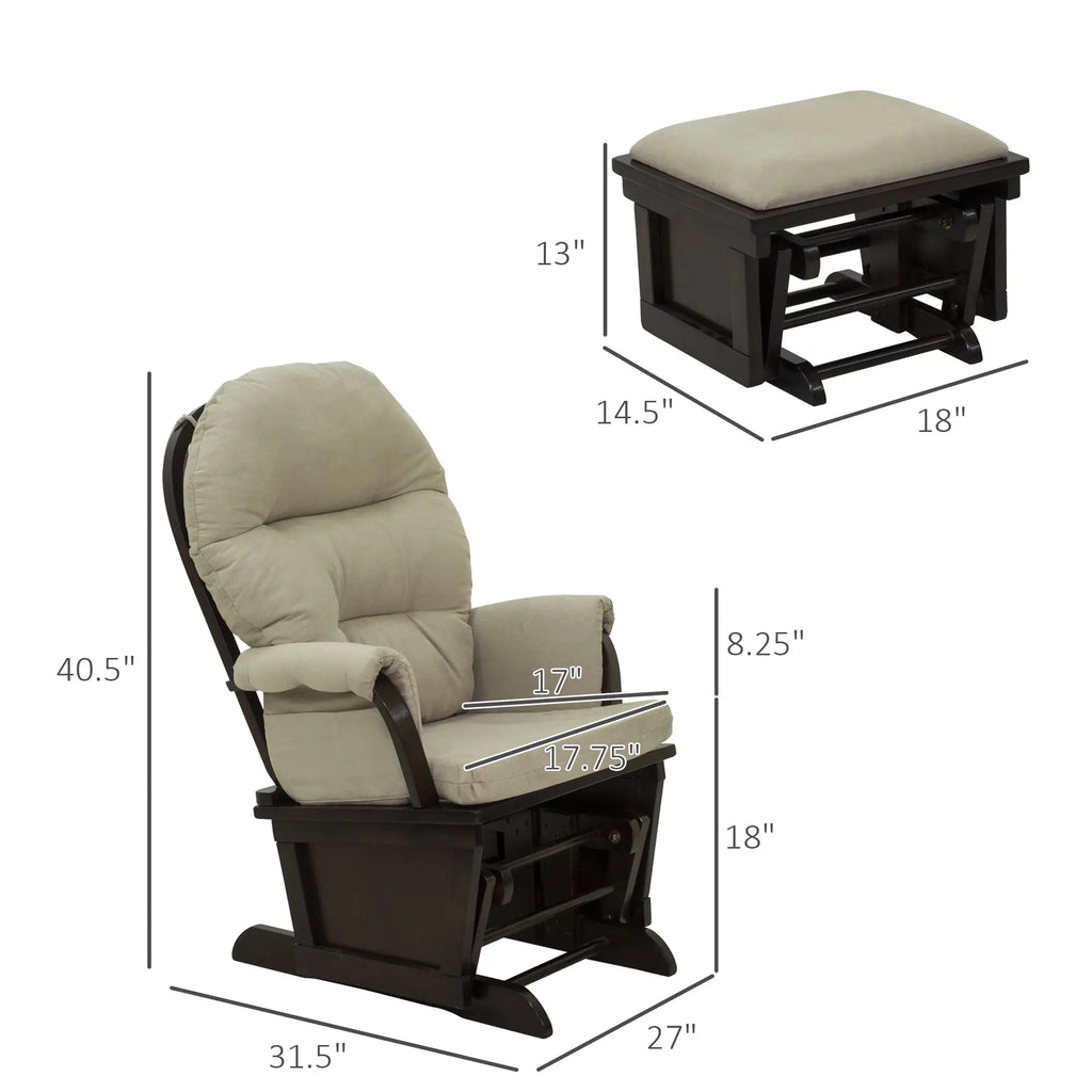 plush oversized chair with ottoman included