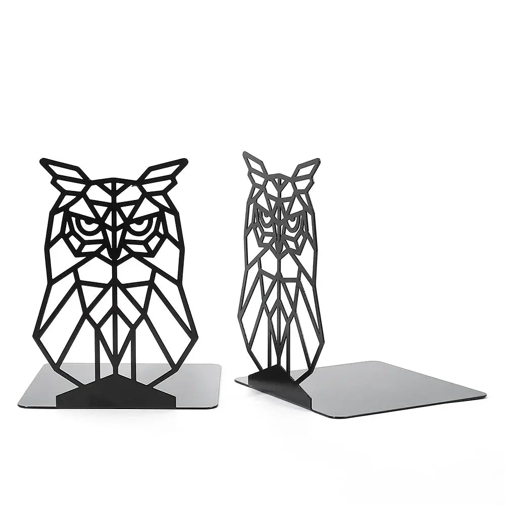 ceramic owl bookend for stylish organization