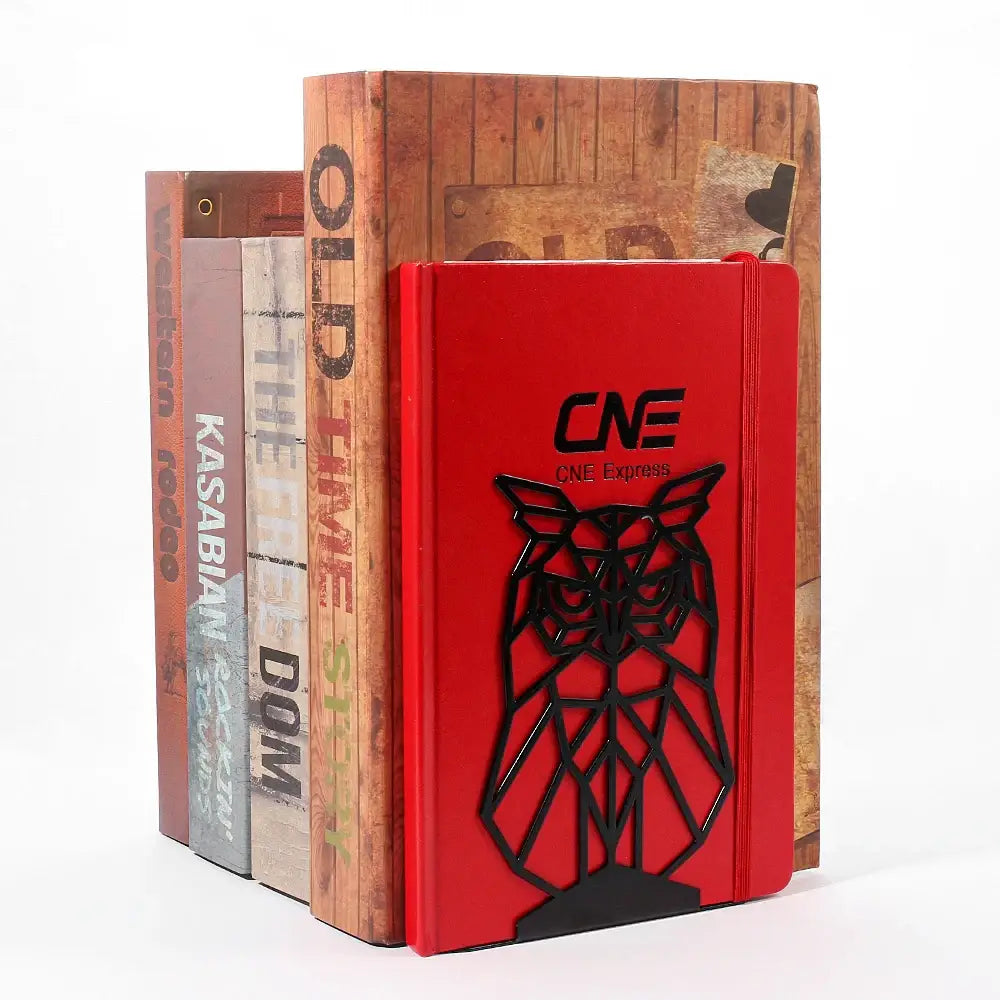 unique owl bookend to keep books upright