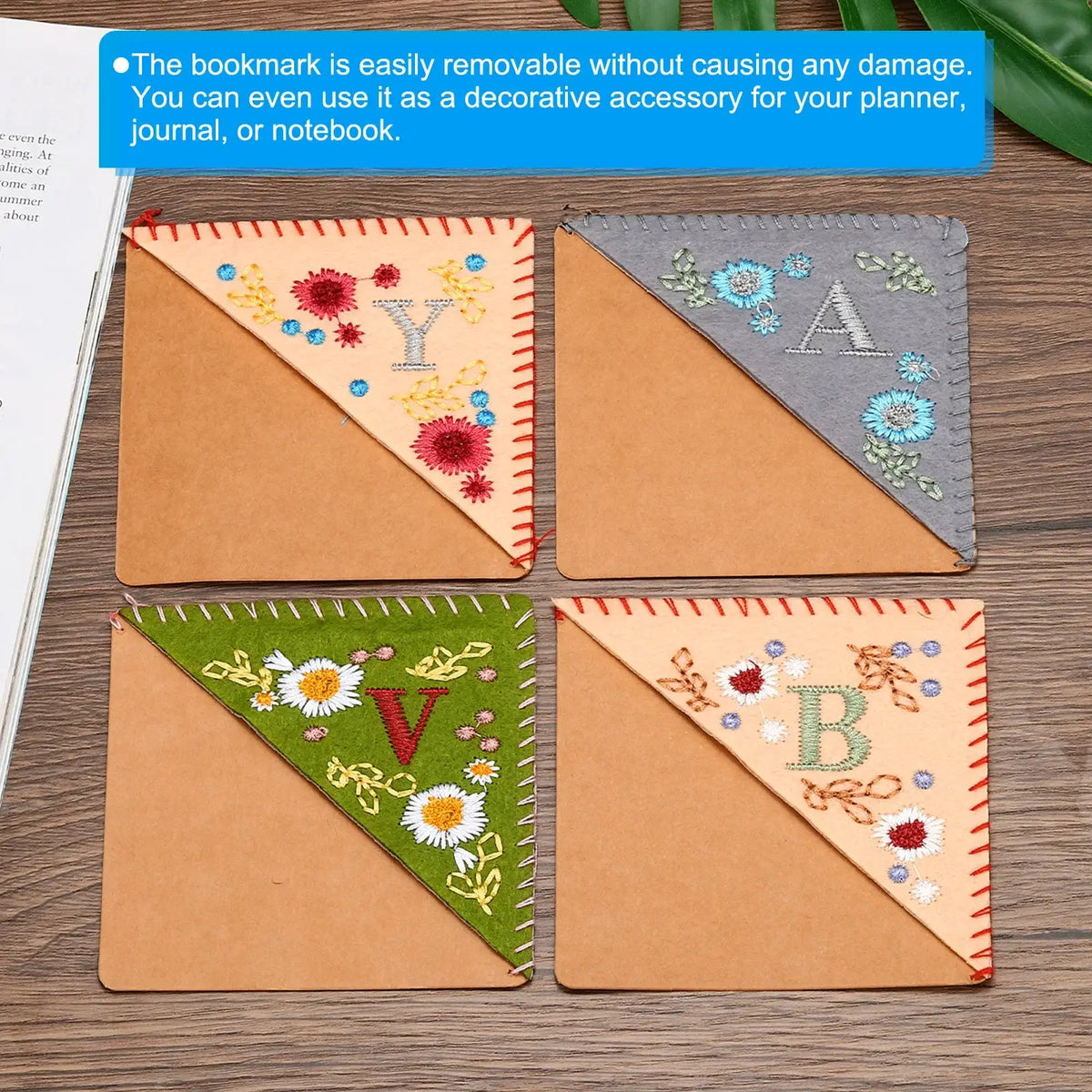 handcrafted bookmarks with names