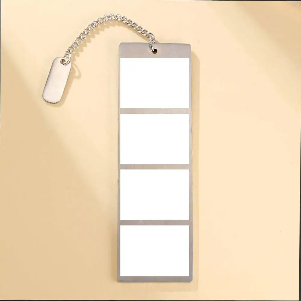 photo prints transformed into bookmarks