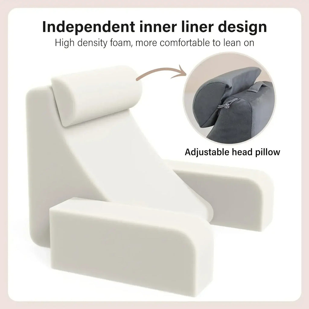 portable pillow with arms for bedtime reading