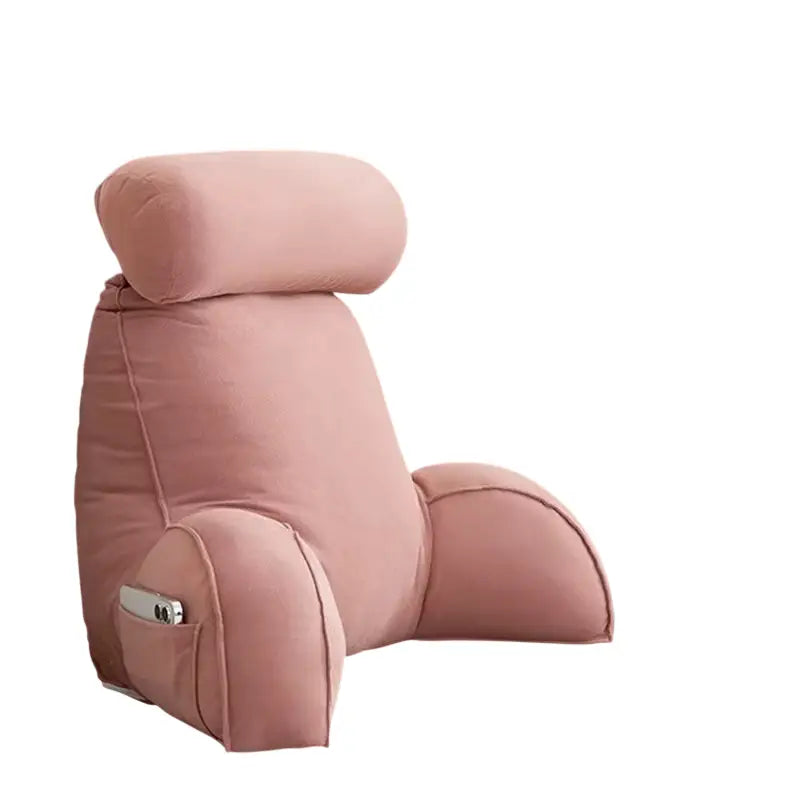 supportive reading pillow with side arms