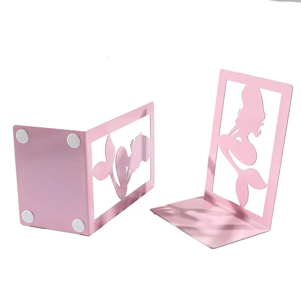 stylish pink metal book holder