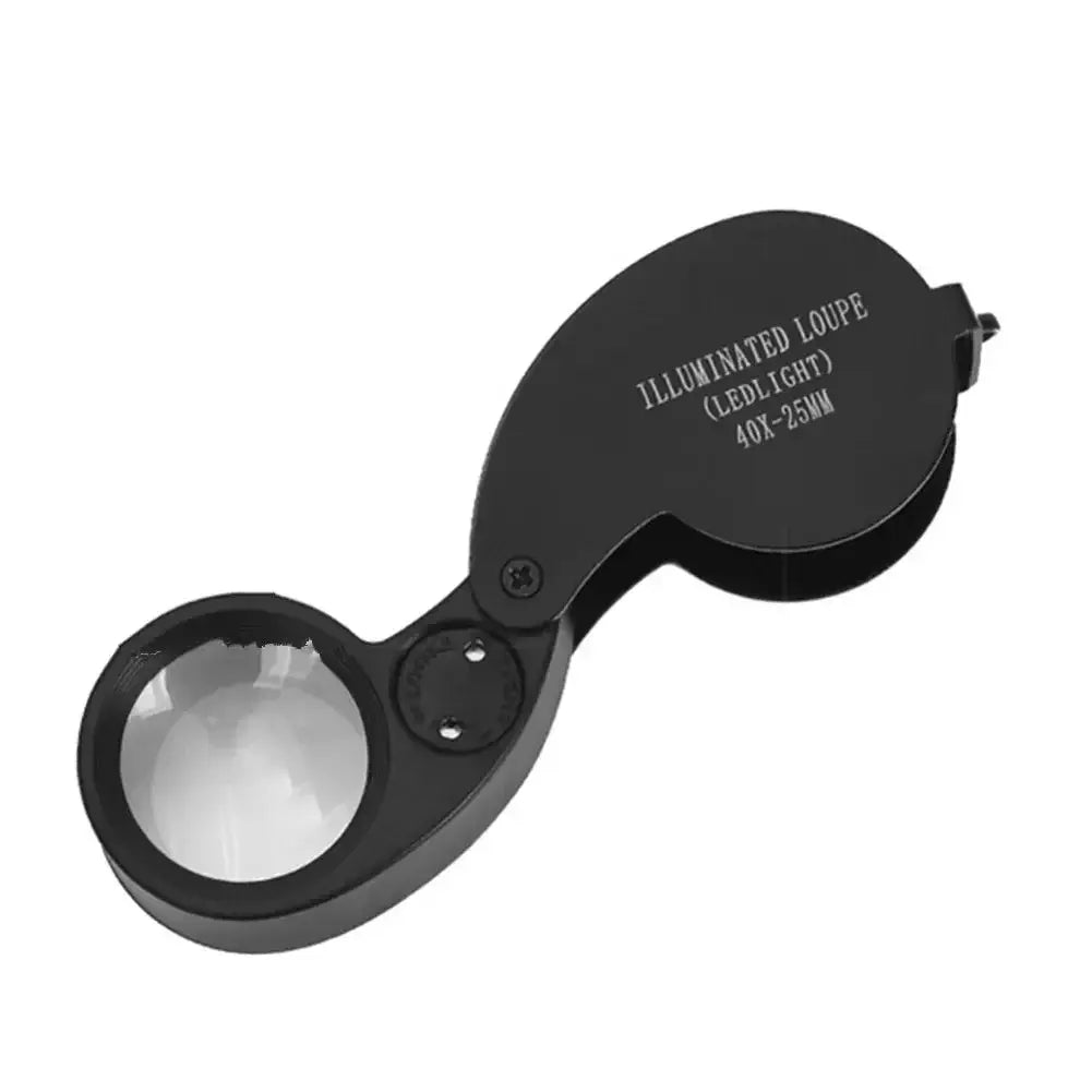 compact magnifier with illumination