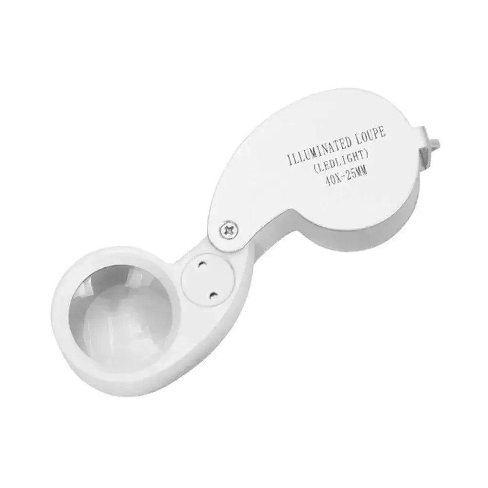 Pocket magnifying glass with light
