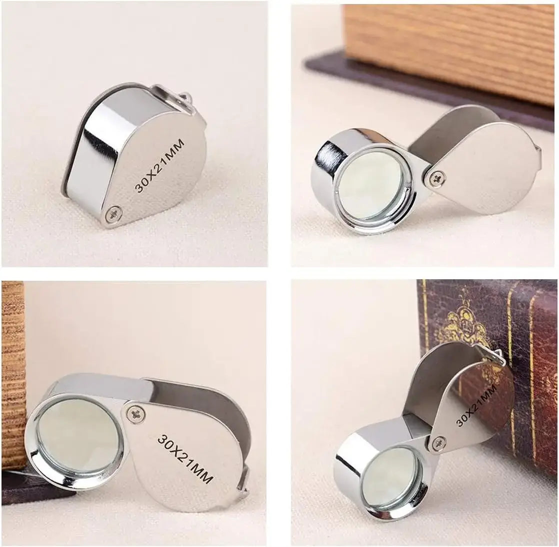 compact magnifier for close inspection