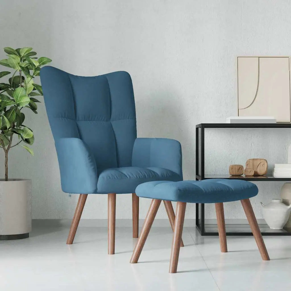 comfortable velvet chair for readers