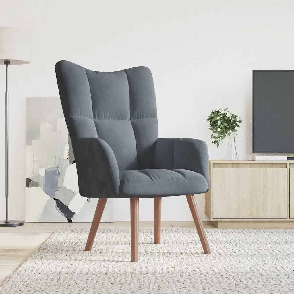 velvet armchair for reading