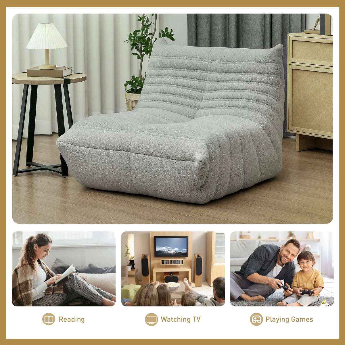 comfortable reading chair for living room