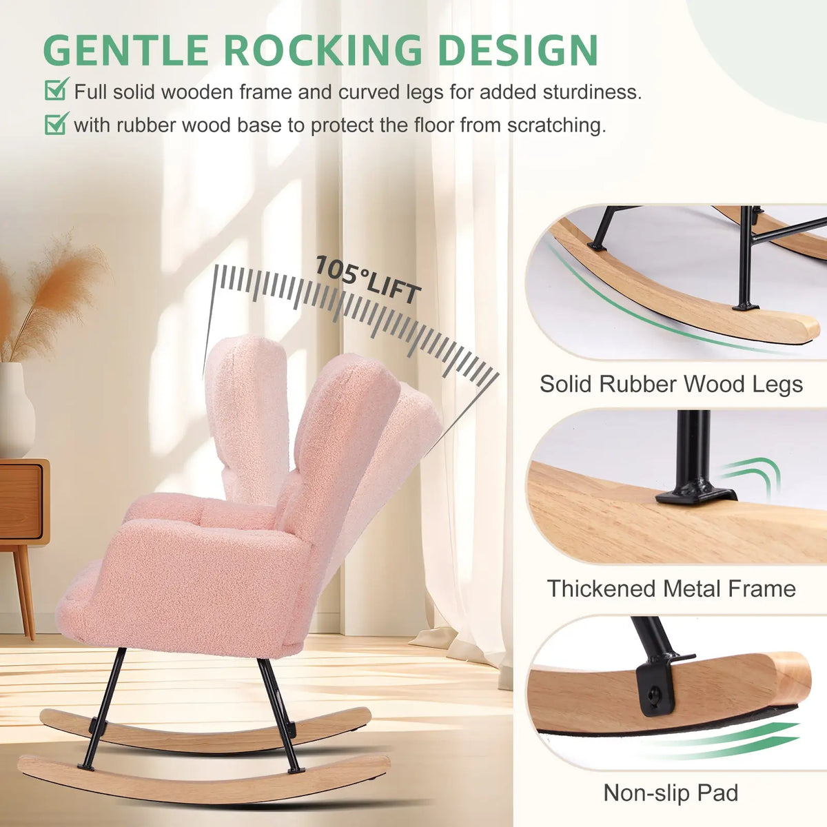 stylish reading chair with supportive arms