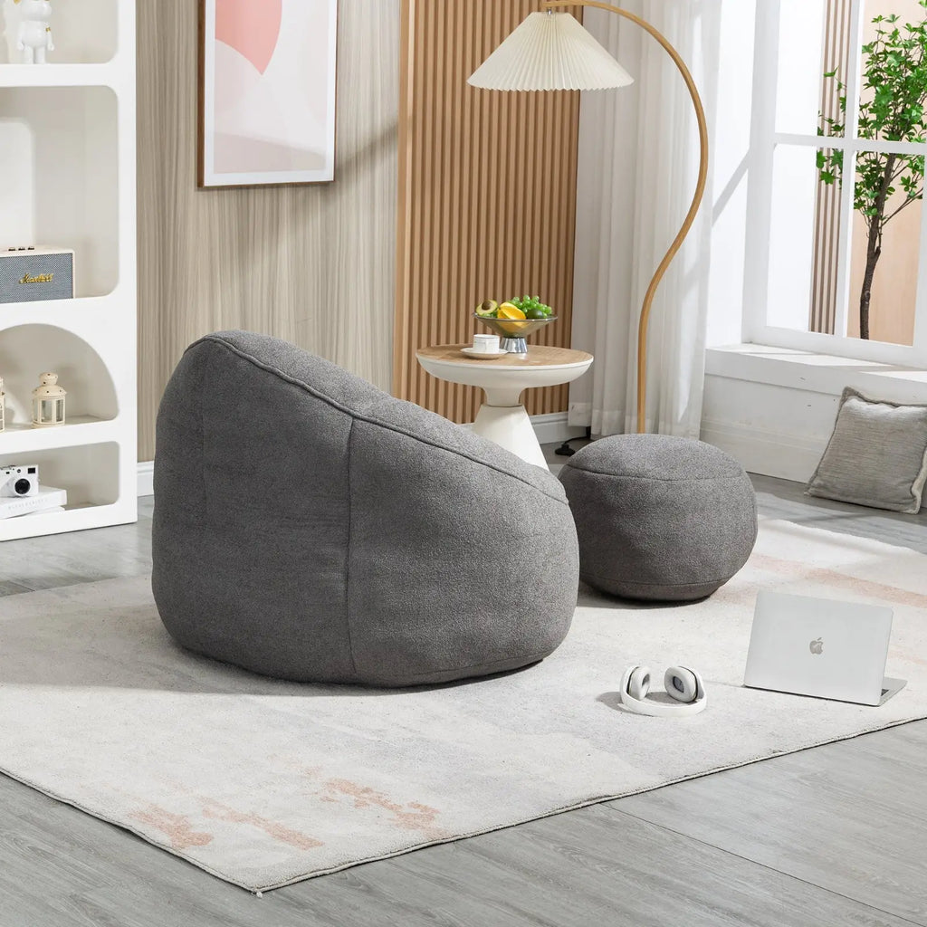stylish armchair with hidden storage