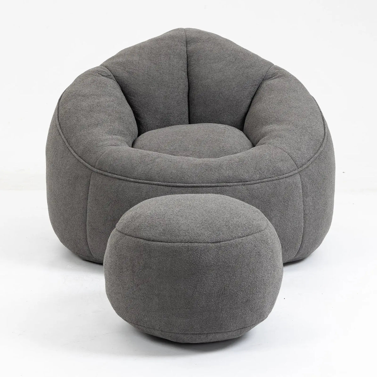 sleek upholstered chair with functional storage