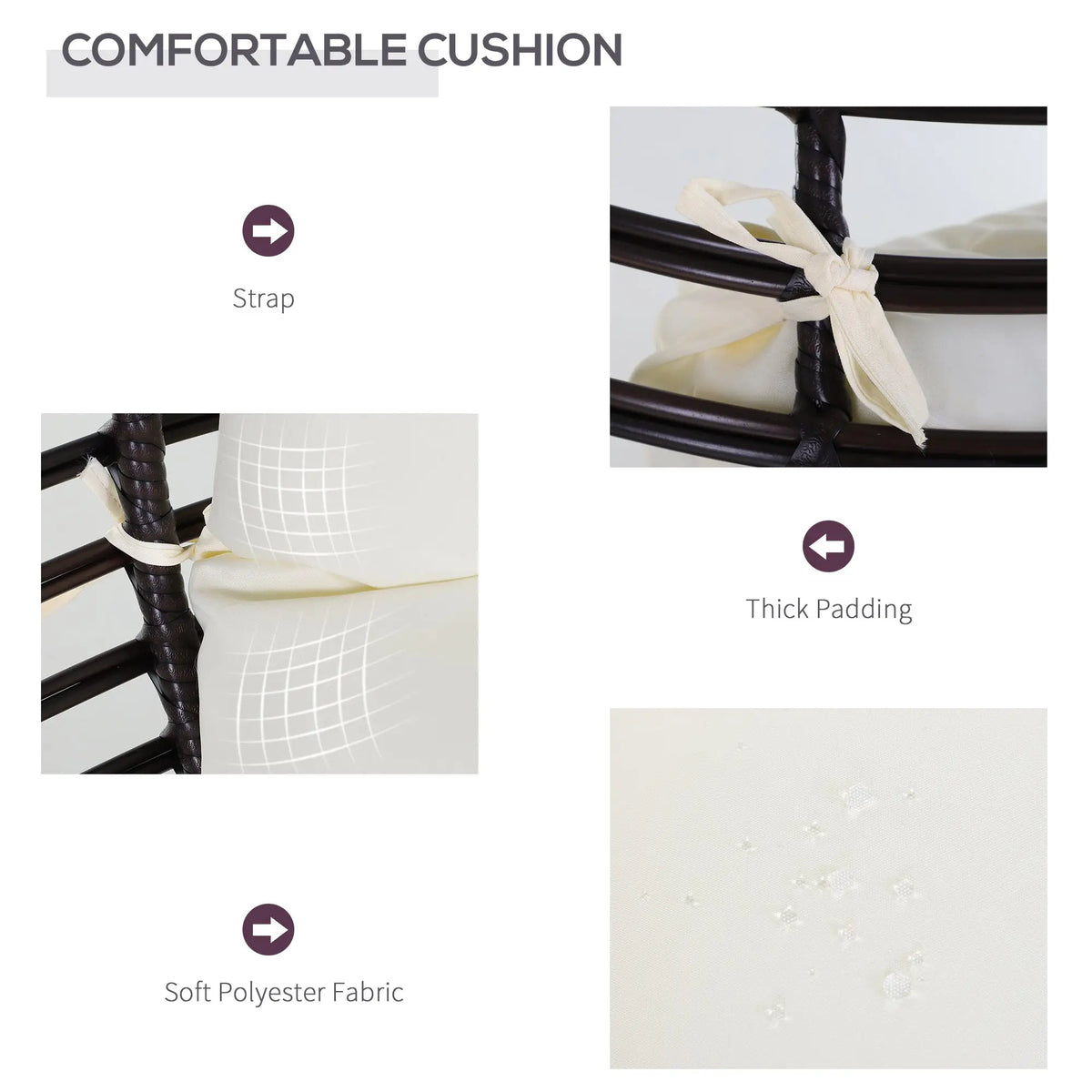 plush cushion for reading chair