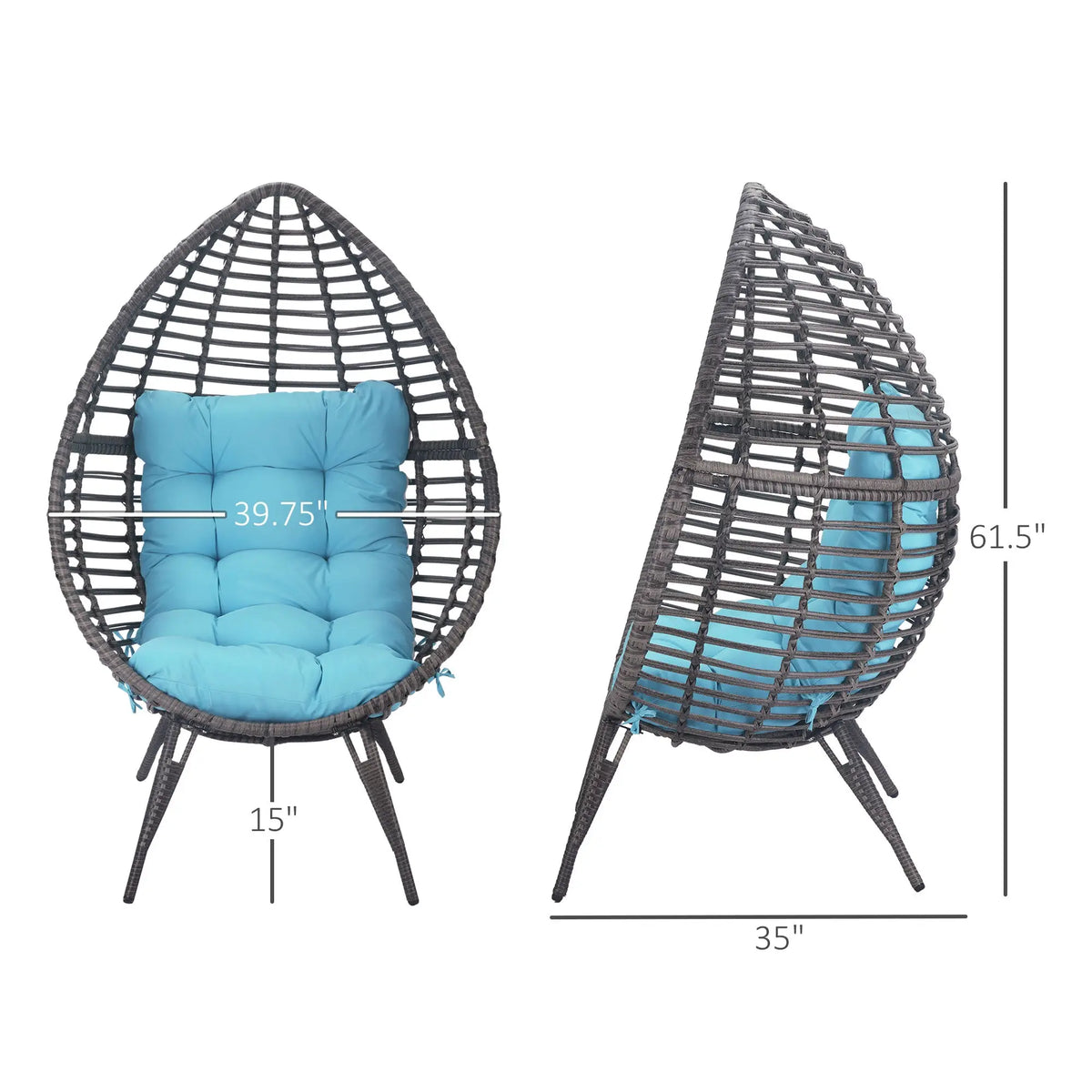 multifunctional reading egg chair