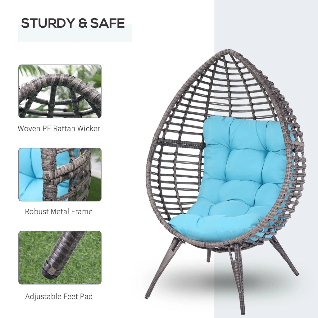 comfortable reading egg chair