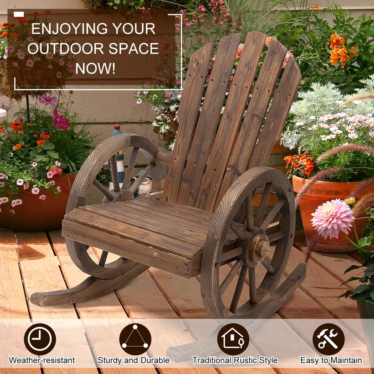 stylish outdoor reading chair