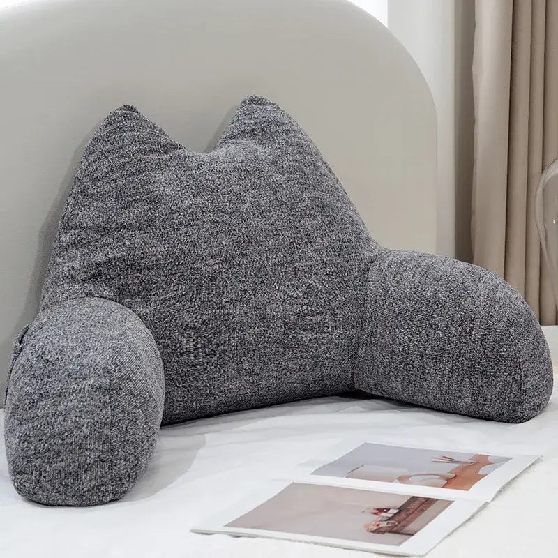 comfortable bed pillow with arms