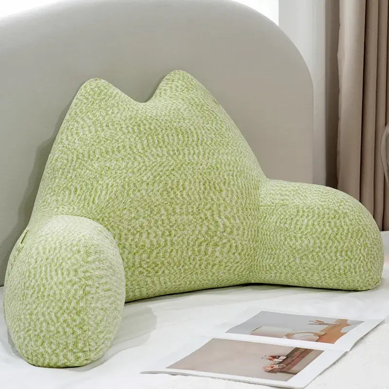 ergonomic reading pillow for bedtime