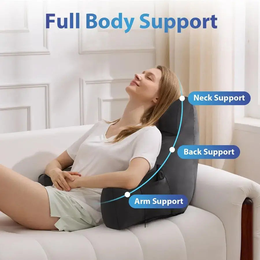 comfort pillow for reading in bed