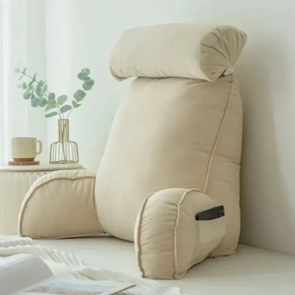 soft and fluffy reading pillow