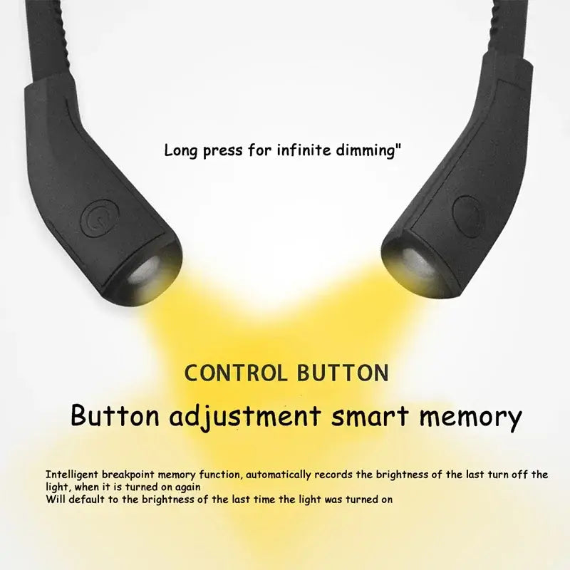 neck lamp for convenient reading