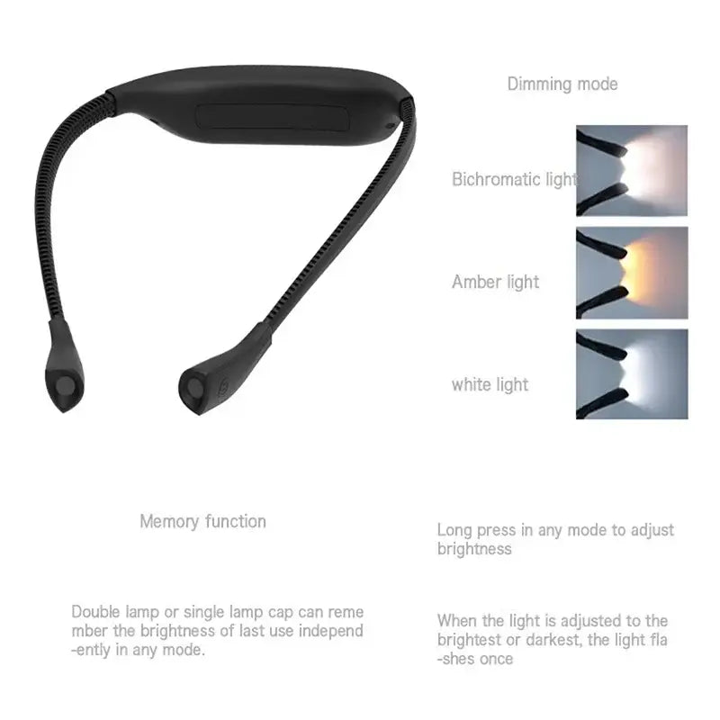 portable LED reading light