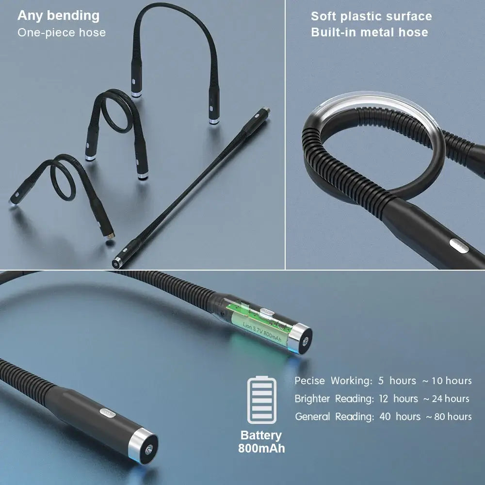 adjustable neck light for night reading