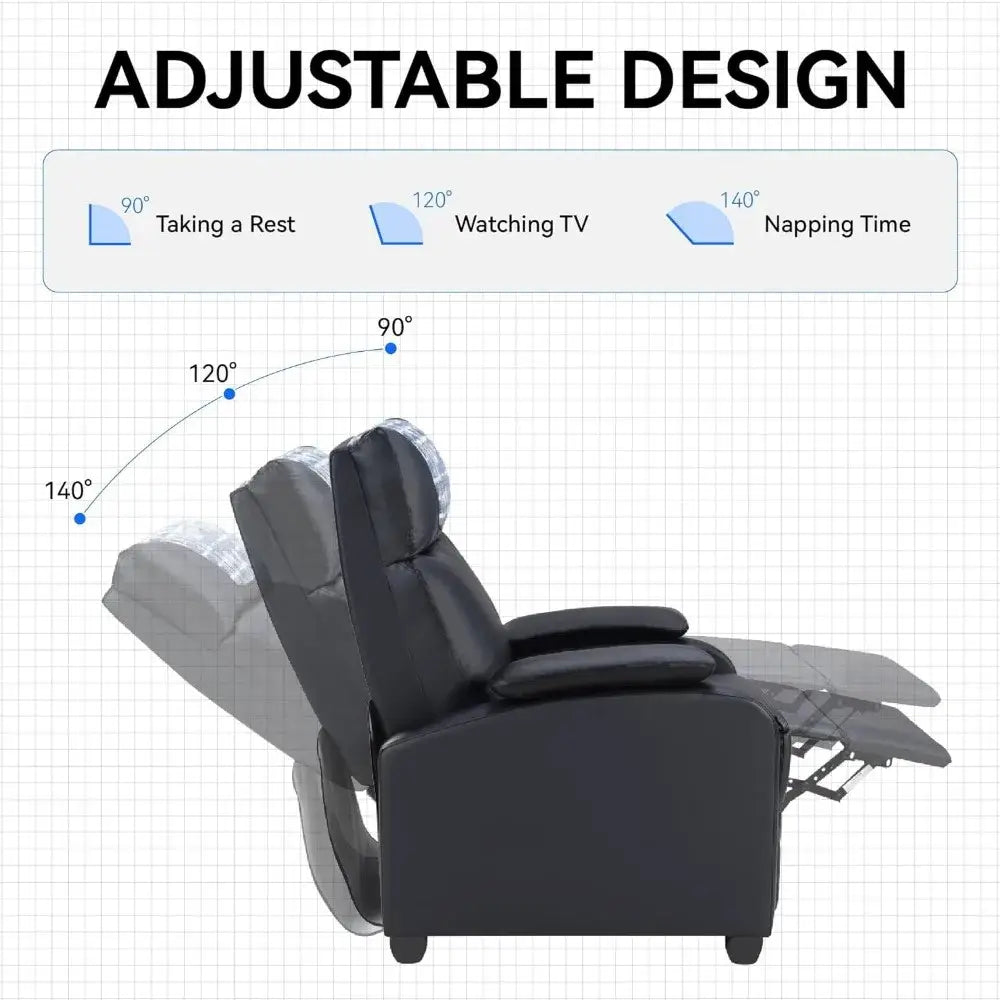 luxurious reclining chair perfect for books