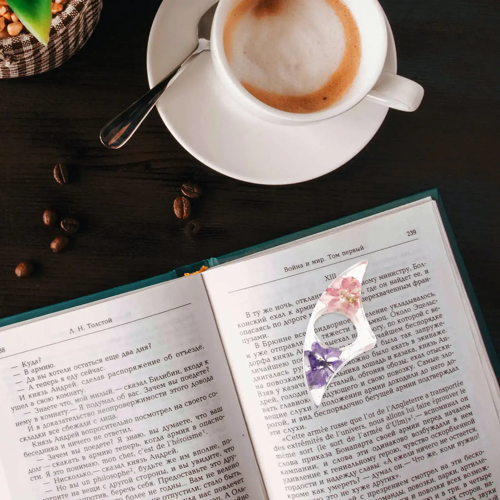 resin page holder for books