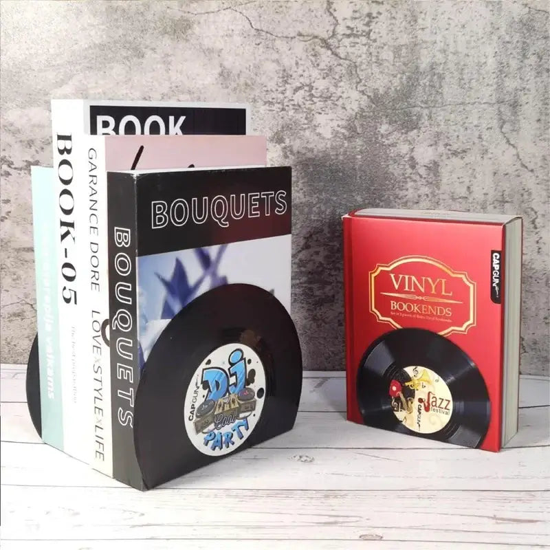 creative bookend for holding books in style