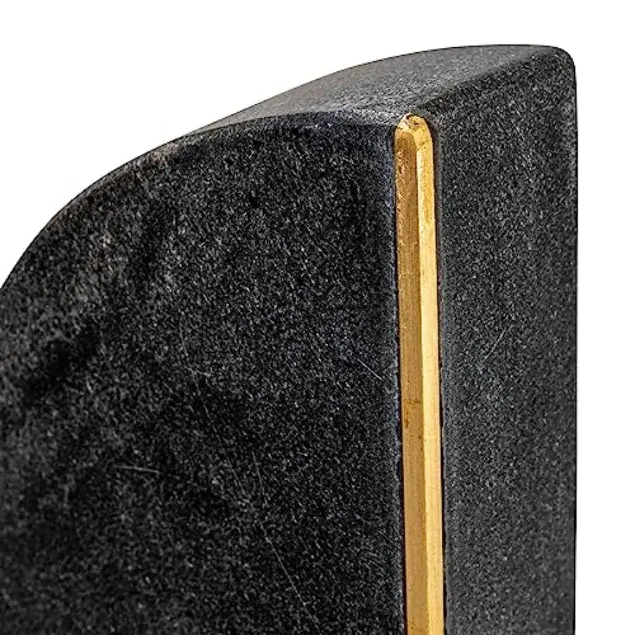 stylish marble bookend in semi circular design