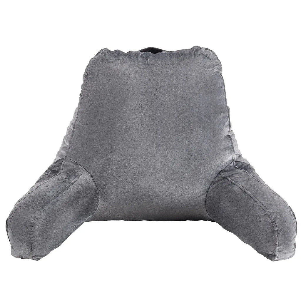 comfortable reading pillow with shredded memory foam