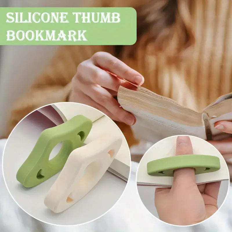 silicone page holder for books