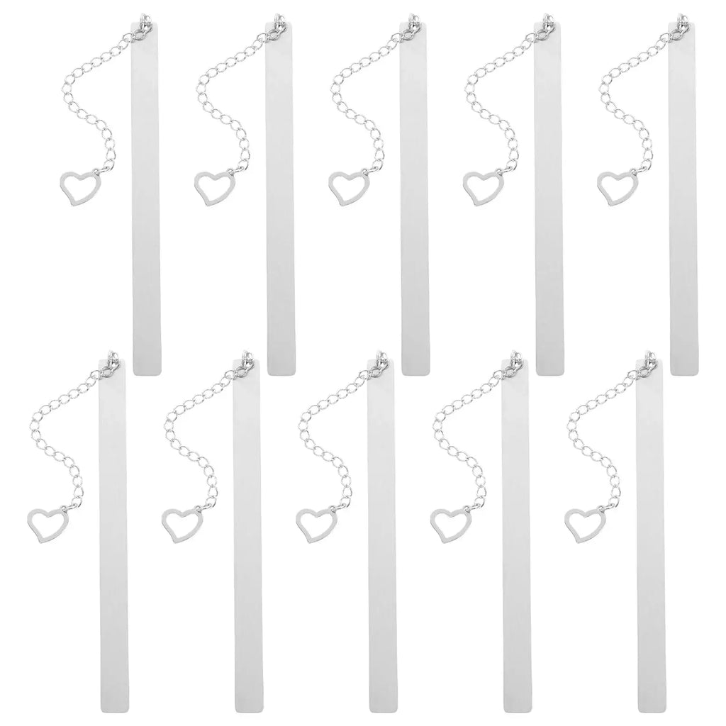 metal page marker in silver