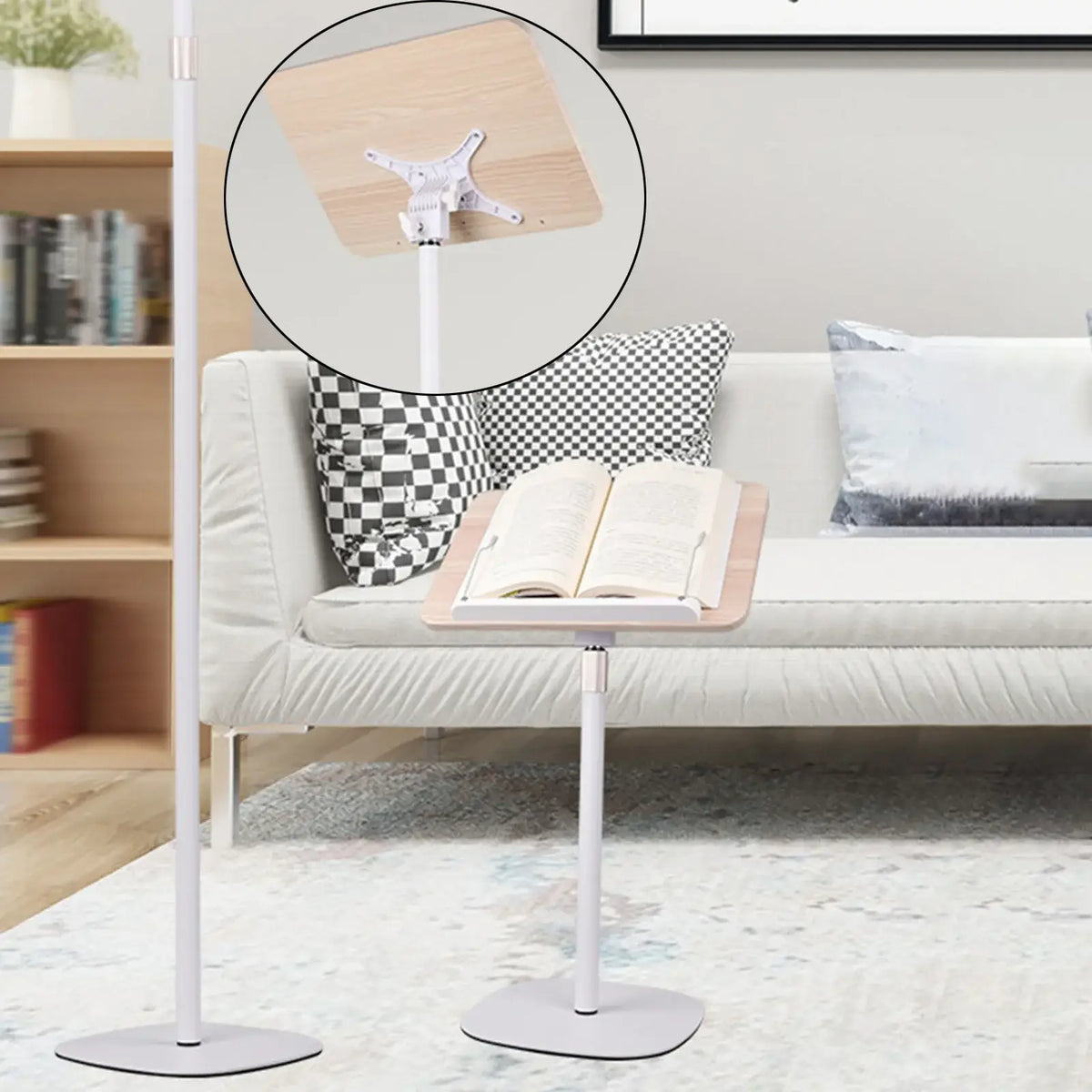 lightweight adjustable book stand