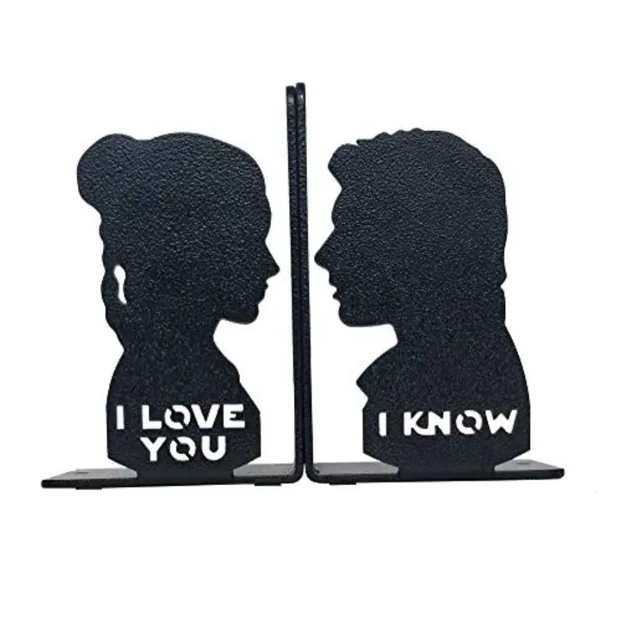metal bookend featuring Star Wars characters