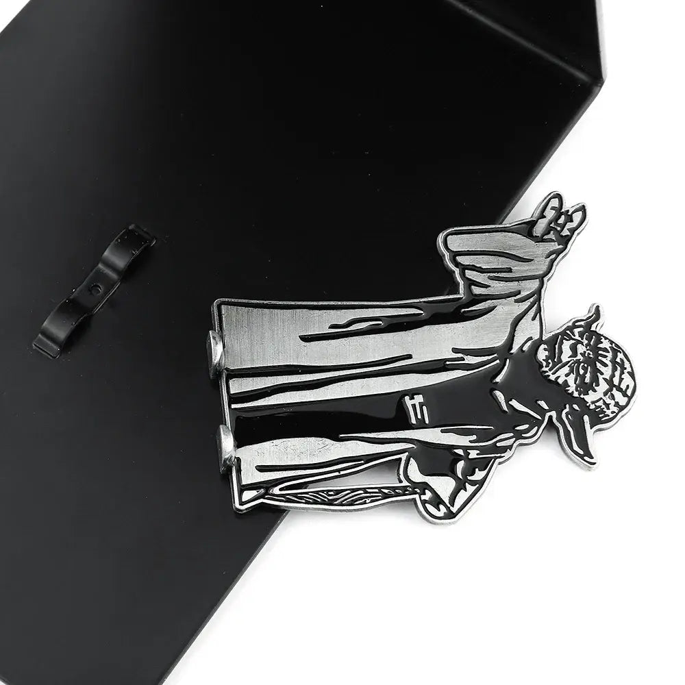 Star Wars themed metal bookend Yoda design